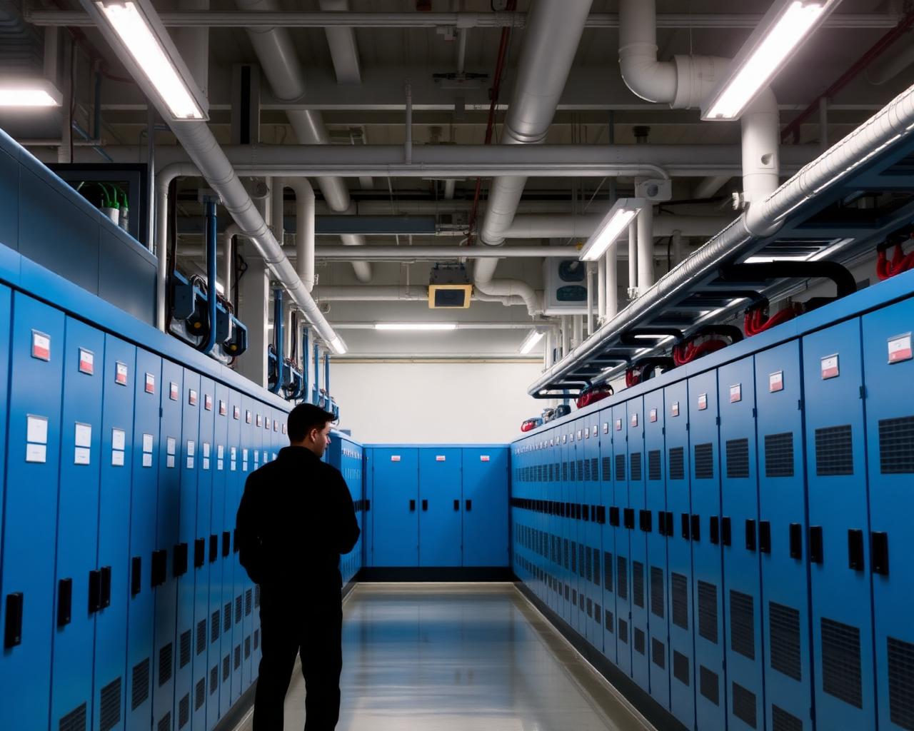 Industrial switchgear and control panel room